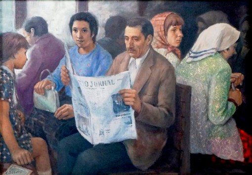 BARONI - Figuras no bonde - OST CIE - 50 x 70 cm.