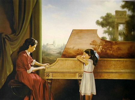 Cláudio Dantas ( Brasil, contemporâneo) Gerações, 2007, ost, 90x120