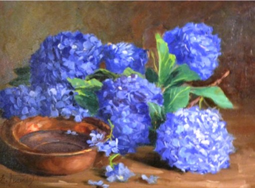 FEDERIGHI, Hortências, OSE, 60 x 80 cm.