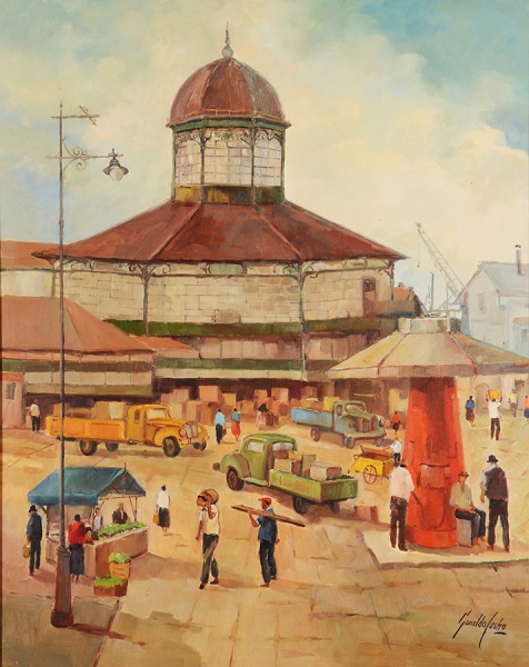 GERALDO DE CASTRO - Praça XV - OST - 81 x 65