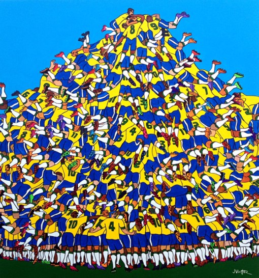 JVicttor, (Brasil)Gol do Brasil, 2013, ast, 1,30 x 1,22m