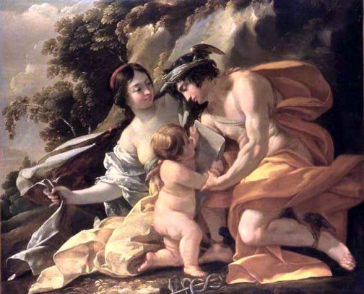 NicolasChaperonhermesVenus & Hermes; painting by Nicolas Chaperon