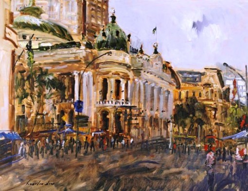 Virgílio Dias,Teatro Municipal RJ, sd, OST, 73x 92