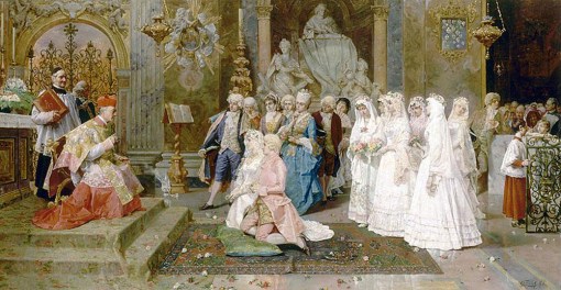 The Wedding, 1885