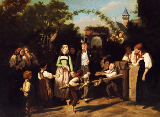 Theodor_Schuz_Reception_of_the_wedding_couple