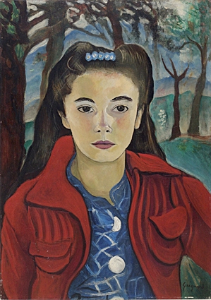 AlbertodaVeigaGuignard,RetratodeLauraPinheirodeMachadoPinto,osmadeira,1941,56x39