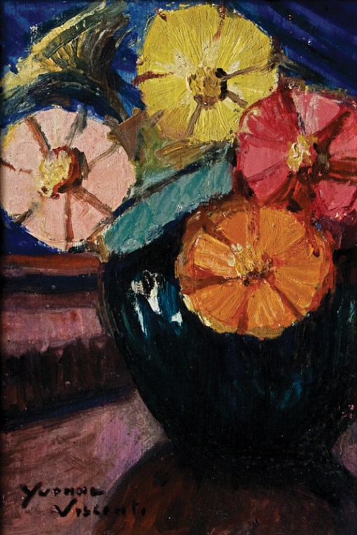 Yvone Visconti,Flores, 21 x 14 cm – OSM