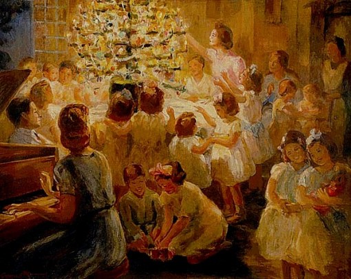 Georgina de Albuquerque (1885 – 1962, Brazilian) Arore de Natal, 1943v