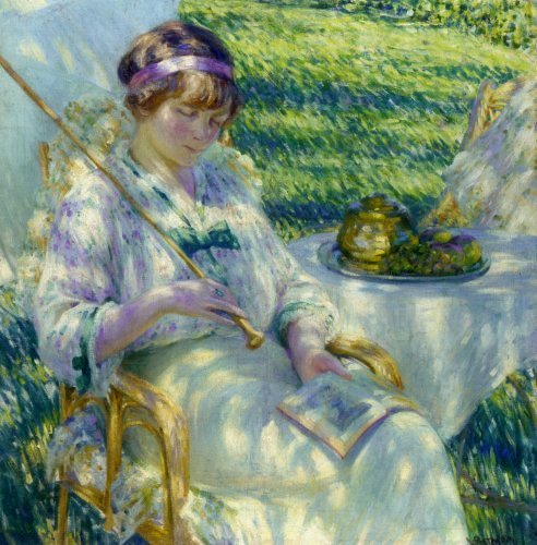 Louis Ritman - Lady in the sunshineLouis Ritman (1889–1963),