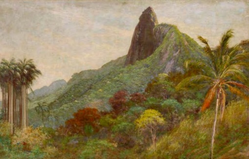 Aurelio Figueiredo (Brasil, 1854-1916) Corcovado, 1903, ost, 46 x 74cm, Museu de Arte de Belem
