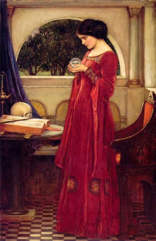 waterhouse_the_crystal_ball_skull