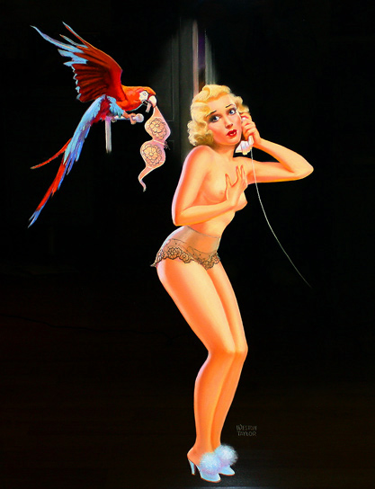 weston-taylor pin up, 1942, para folhinha C Moss