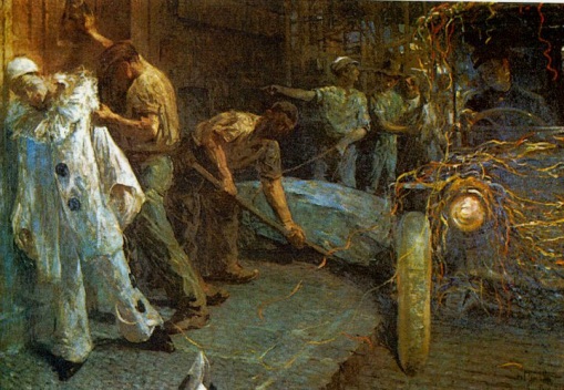 ARTUR THIMOTEO - Carnaval - Óleo sobre tela - 1913 - Coleção particular