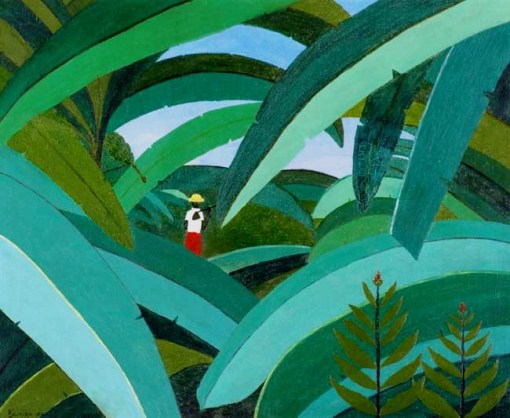 Djanira,Paisagem tropical OST,50 x 60 Rio 1971