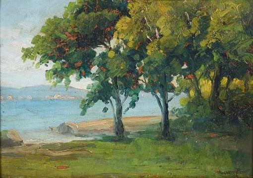 AUGUSTE P. - Paisagem - osm - 24 x 34