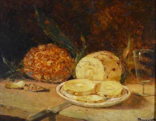 BERNARDELLI (1858 - 1936) - Natureza morta - osc - 38 x 46