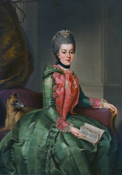 Frederika Sophia Wilhelmina, by Johann Georg Ziesenis
