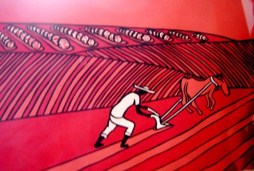 Aldir Mendes de Souza (1941-2007)Arando a terraSerigrafia, 2-100,45 x 65 cm