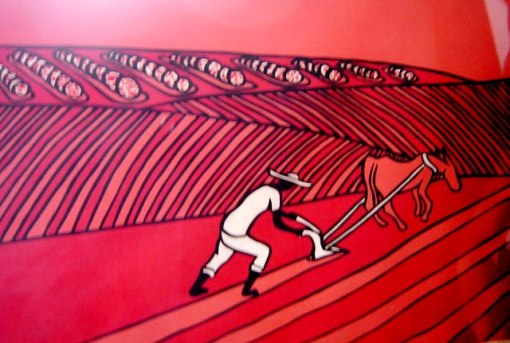 Aldir Mendes de Souza (1941-2007)Arando a terraSerigrafia, 2-100,45 x 65 cm
