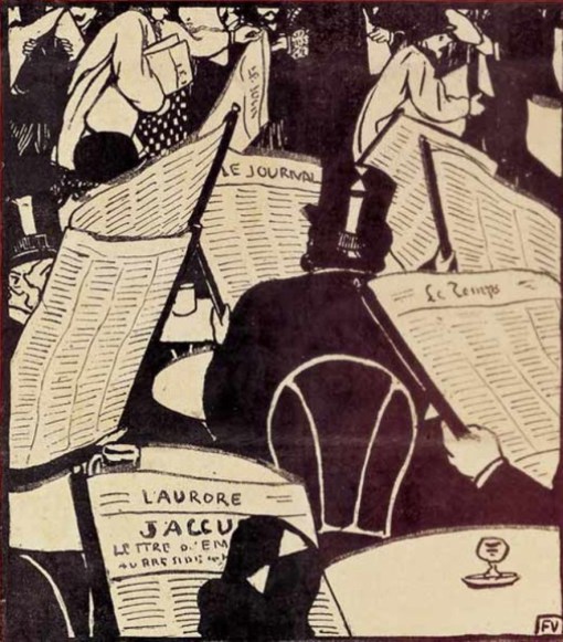 eau-forte 717 L'âge du papier Vallotton