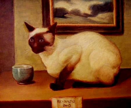Reynaldo Fonseca (Brasil, 1925)O gato, 2003, ost, 38 x 46
