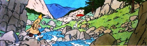 rio pedregoso, hergé