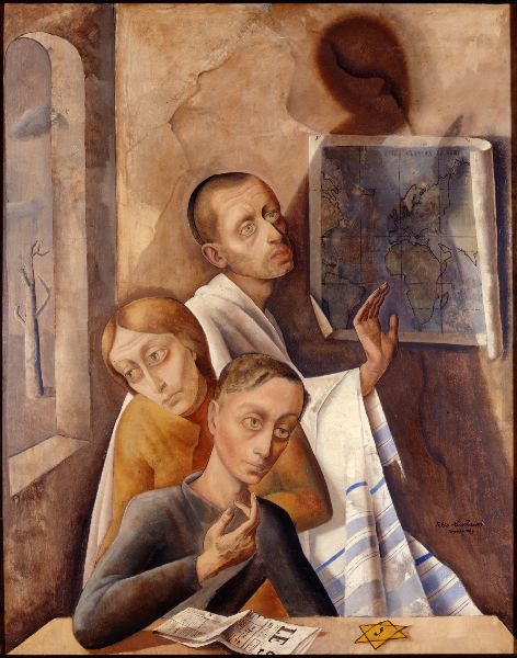 Felix Nussbaum, Dreierporträt, 1944