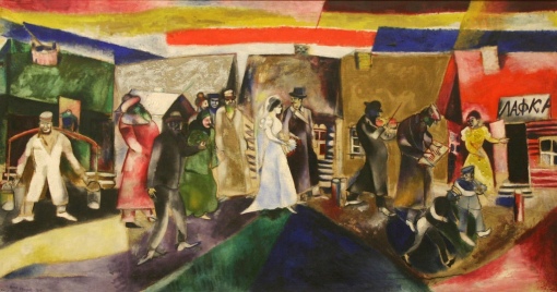 MArc Chagall, jewish wedding 1910