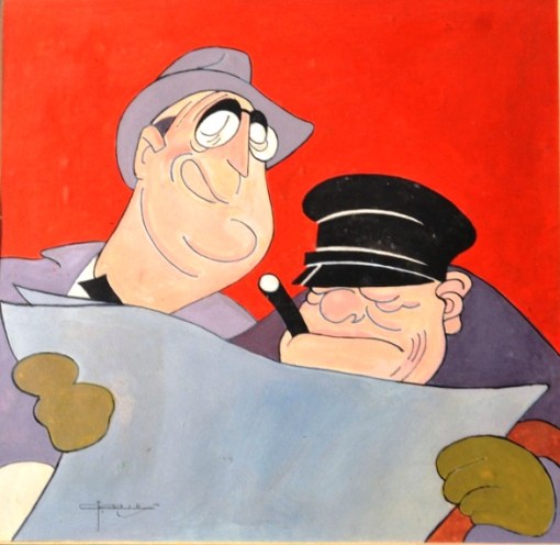 J CARLOS. PARA TODOS. TÉCNICA MISTA SPAPEL. ASSINADO C.I.E. MEDINDO 22X22.