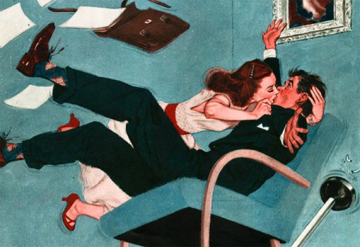 1949 Colliers Magazine Illustration by Fred Irvin