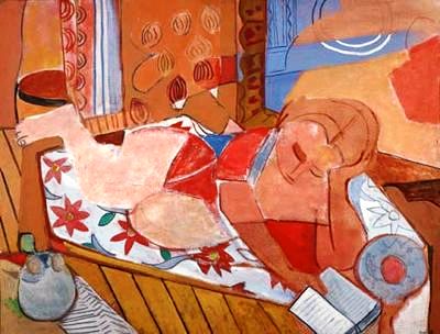 Francisco Bores Lopez (Espanha,1898- França, 1972) A mulher loura,