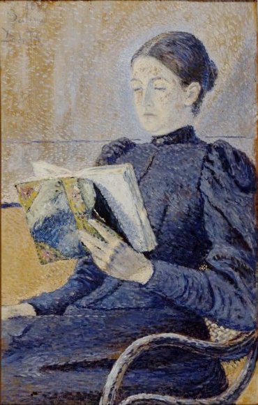 Retrato de Dolores Otaño, 1892, Dario Regoyos (Espanha, 1857-1913), ost, 55 x 35 cm, Museu da Rainha Sofia,