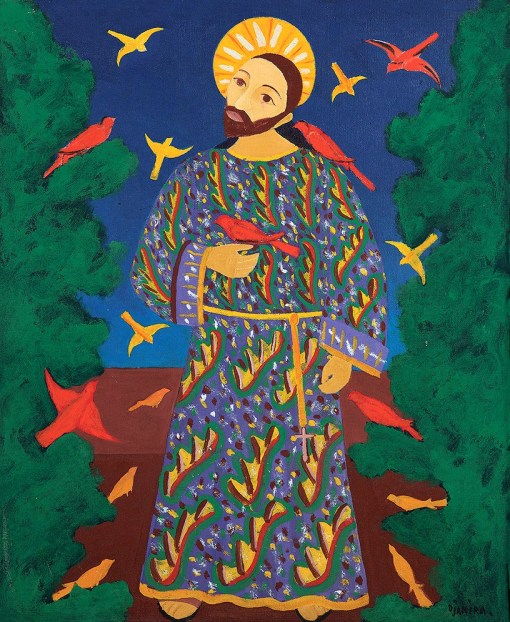Djanira São Francisco de Assis Óleo sobre tela. Assinado inferior direito 73 x 60 cm.