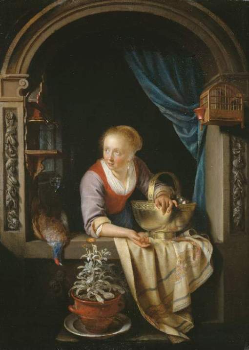 Gerrit Dou, Woman window, Fitzwilliam
