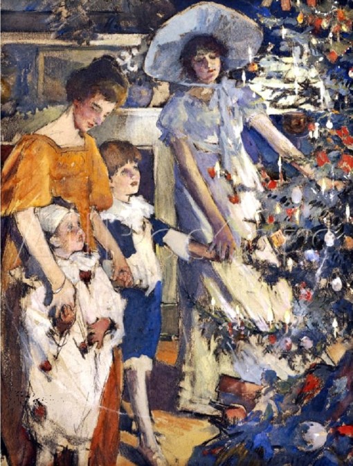 Elizabeth Adela Stanhope Forbes (Canadian artist, 1859–1912)  Christmas Tree