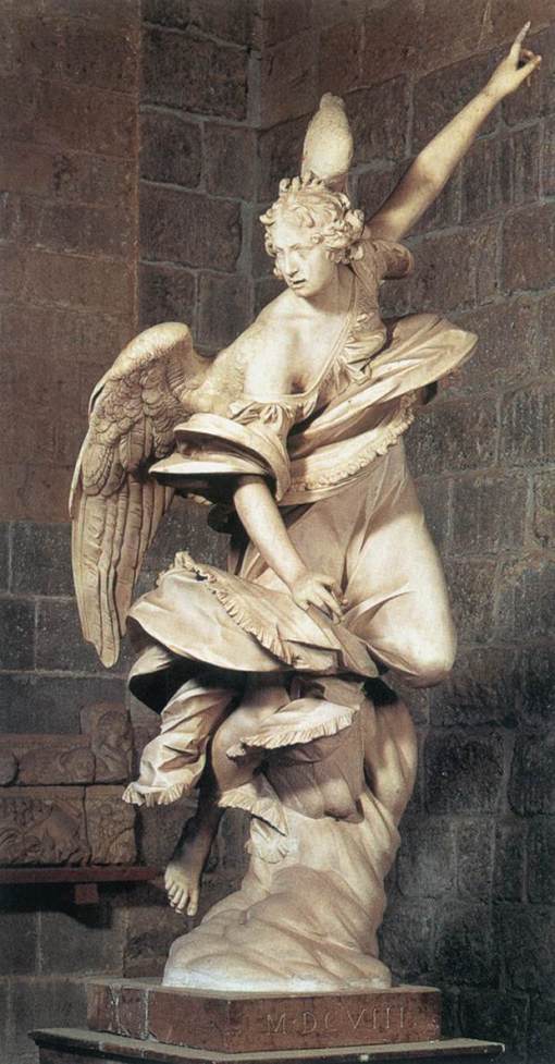 MOCHI, Francesco,Angel of Annunciation,1603-05,Marble, over life-size,Museo dell'Opera del Duomo, Orvieto