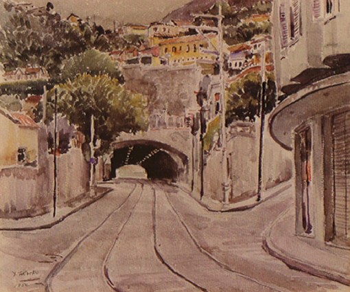Yoshia Takaoka (Brasil) Tunel alaor prata, 1952