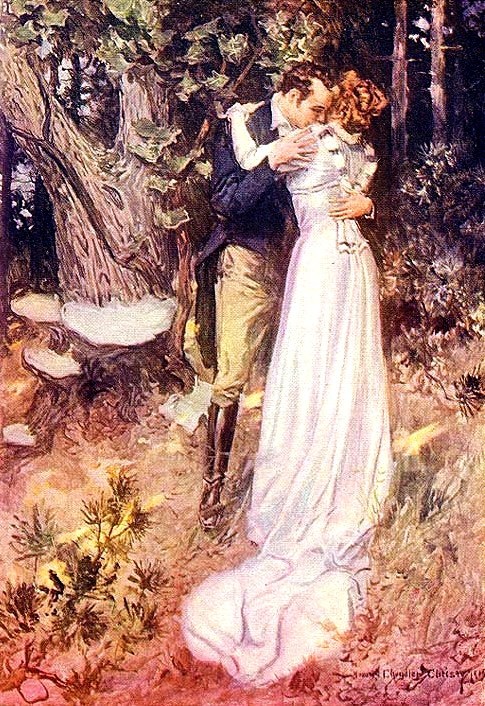 BEIJO ROUBADO, howard chandler christy, 1904