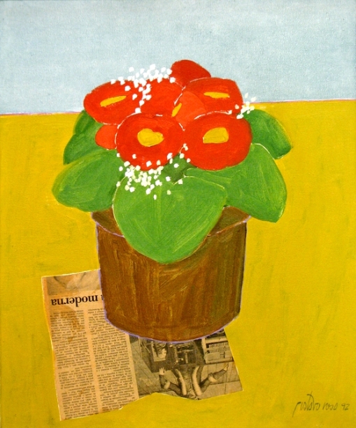 gustavo-rosa, vaso com planta, 1992, ost