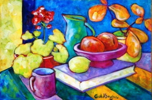 Ana Goldberger, `Um Limão Ciciliano` – ast. – med. 40 x 60 cm