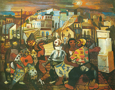 Di Cavalcanti, carnaval no morro