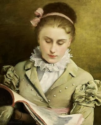 Jacquet-Gustave-Jean-1846-1909-Attentive-reading