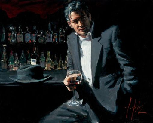 Black Suit, red wine, Perez