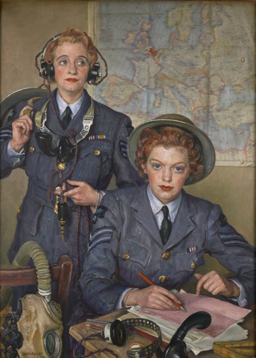 Corporal Elspeth Henderson and Sergeant Helen Turner, 1941 by Laura Knight