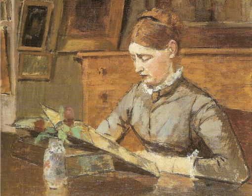 rouart-helene-leyendo-Stabislas Henri Rouart (1833-1912), francés.