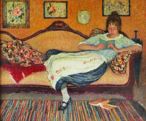 Alice in Wonderland (1923). Helen M. Turner (American, 1858-1958). Oil on canvas. Hermitage Museum and Gardens, Norfolk, VA.