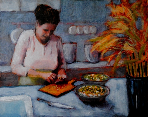 woman_in_the_kitchen_8x10_oil_on_board_framed_figurative__figurative__9679b5bfe7cf32bd2b13677008c05381