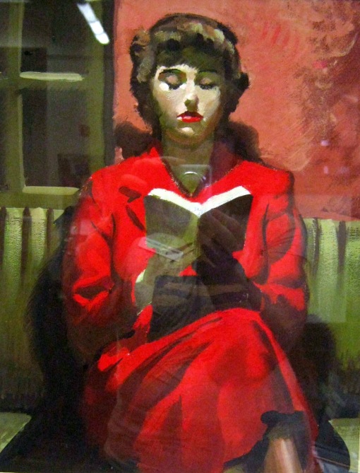 George Seton Coggeshall (EUA, 1914-1994) girl in red
