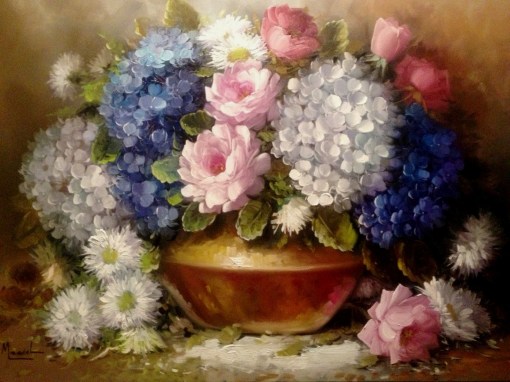 JORGE MACIEL - Arranjo - Óleo sobre tela - 70 x 100