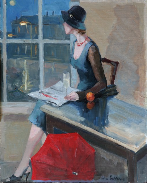 Katya Gridneva (Ucrânia, 1965) espera, ost